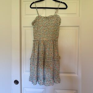Floral Dress with Adjustable Straps